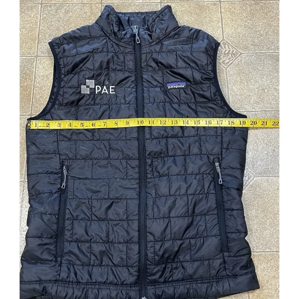 Patagonia Men’s Nano Puff Vest Prima-loft Quilted Zip With Logo Size: Small
